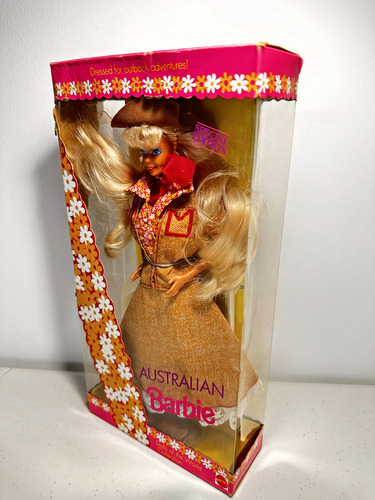 Barbie Australian Barbie Mattel Hasbro 1992 Dolls Of The Wor (Usado)