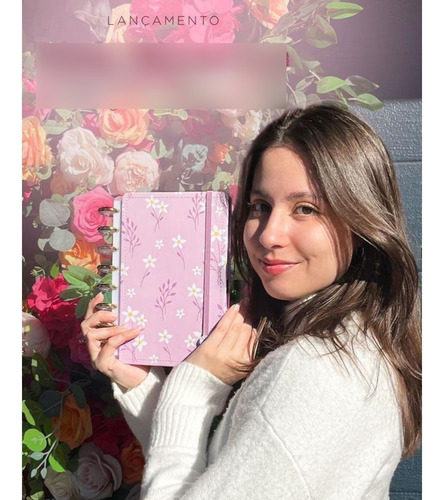 Caderno Inteligente A5 Pink Blossom By Sof 80fls