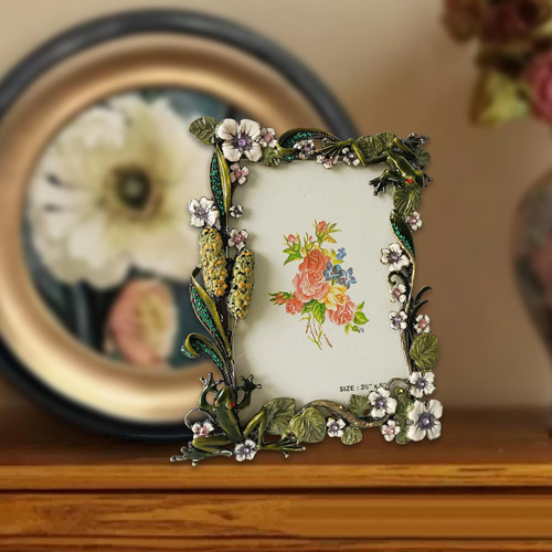 Moldura De Foto Floral, Moldura De Foto De Flores, Estilo