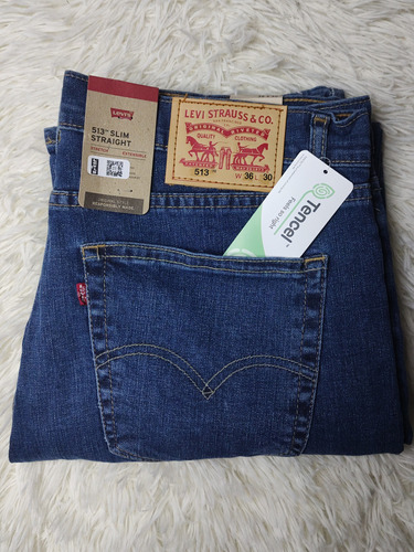 Pantalón Levi's (2) 513 Slim Straight Stretch 36x30