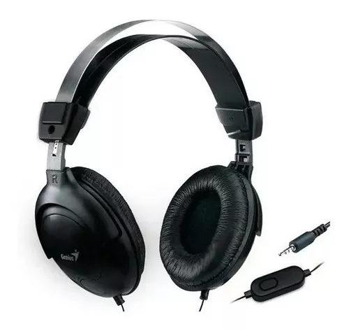 Auriculares Genius Hs 200c Negros Con Microfono