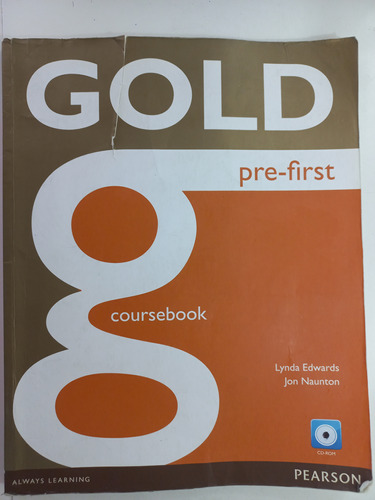 Gold Pre-first Coursebook B1+ Pearson