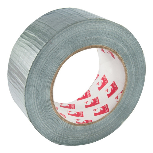 Cinta Tela Impermeable  Gaffer Gris 50x50 Multiuso Duct Tape