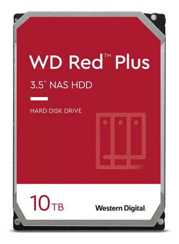 Disco Duro Interno Western Digital Red Plus 10tb  Wd101efbx