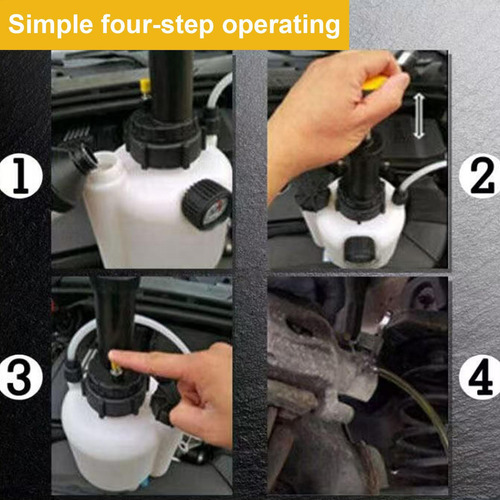 Bomba De Líquido De Purga De Frenos Manual Kit De Purga De L