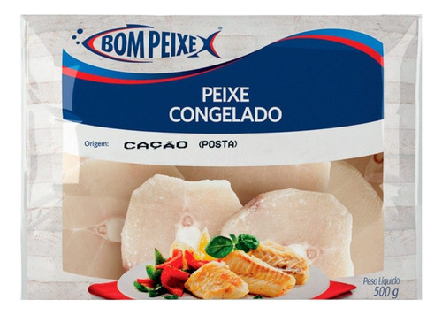 Posta de Cação Congelado Bom Peixe 500g