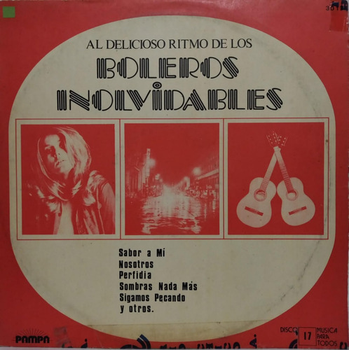 Various  Al Delicioso Ritmo De Los Boleros Inolvidables Lp