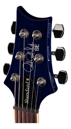 Guitarra Eléctrica Prs Se 24-08 Standard Rwn Prm Color Transparent blue