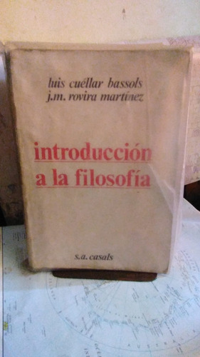 Introducción A La Filosofía. Cuéllar - Rovira (Usado)