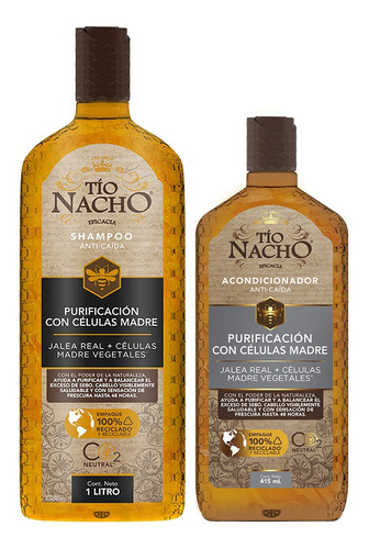 Tío Nacho Shampoo 1l + Acondicionador Purificación 415ml