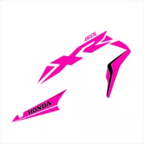 Comprar Calcos Honda Xr150l Personalizadas Fucsia Fluor 2 Lados Xr L