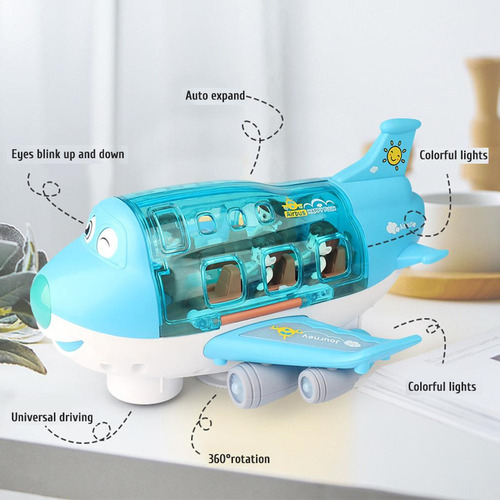 Juguete De Avión Eléctrico Para Niños Con Luz Y Música