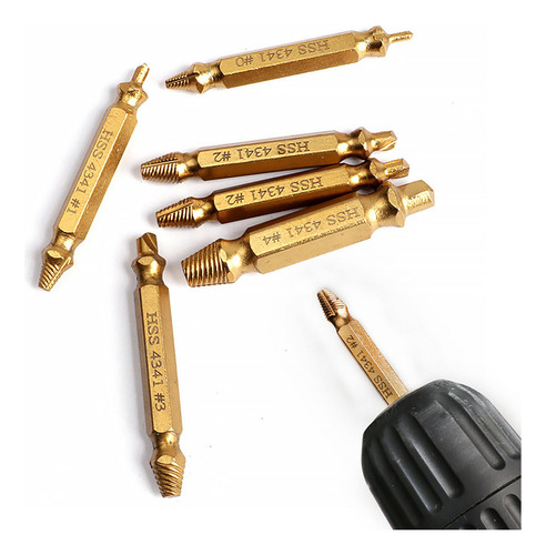 Extractor De Tornillos Dañados Juego De 3105d 4 Piezas