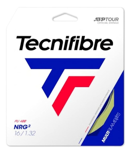 Juego De Cordajes De Tenis Tecnifibre Nrg2 (17-1.24mm) (natu