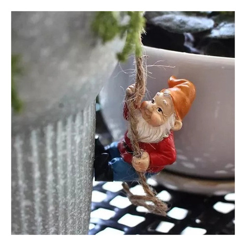 Accesorios De Jardín De Hadas Con Miniestatuas De Gnomos New