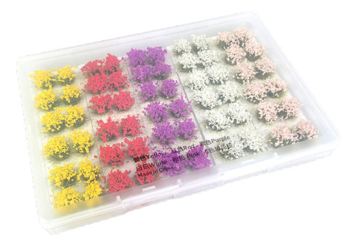 Césped Artificial Estático Con Racimos De Flores En