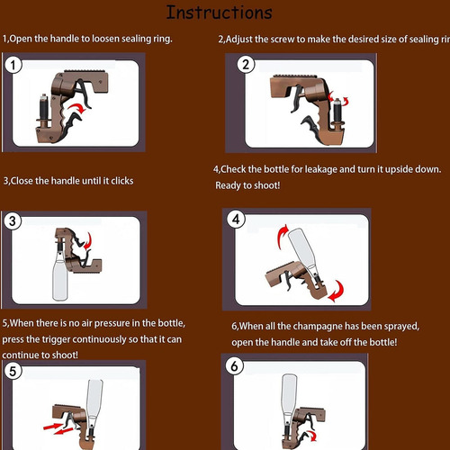 Y Pistola De Alcohol Calibre Ajustable Forma Tiburón