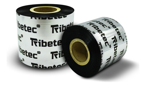 10 Ribbon Resina Textil 53x300 Mts Color Negro Ideal Nylon