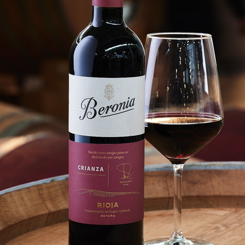 Vino Tinto Pack 3 Beronia Crianza Tempranillo España 750 Ml