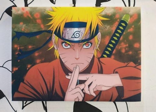 Cuadro Naruto Sharingan 60x40cm Memeca Deco