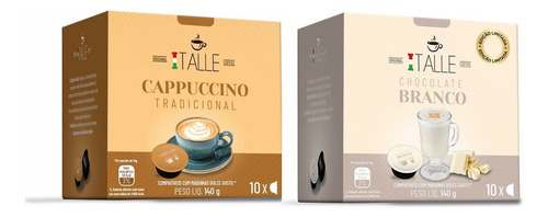 Cápsula Dolce Gusto Cappuccino Chocolate Café Italle 20 Und