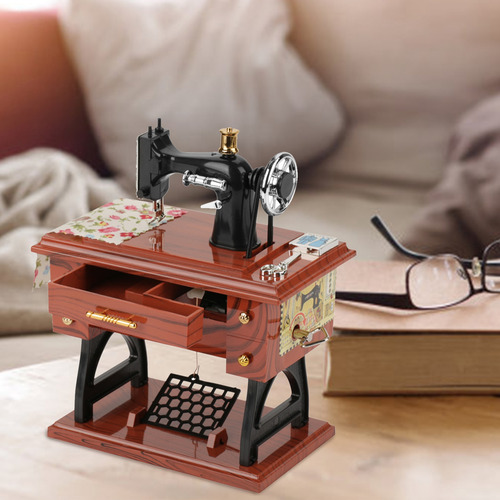 Minicaja De Música Vintage, Creativa, Retro, Para Coser, Con