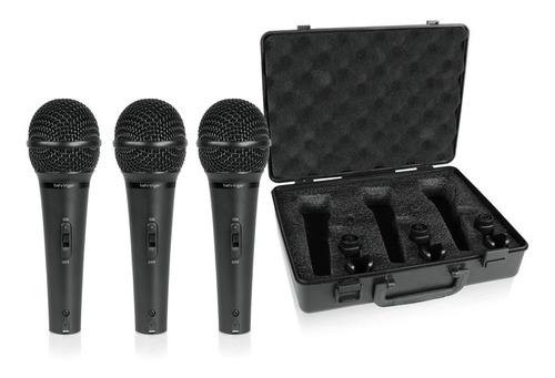 Kit Com 3 Microfones Behringer Xm1800s Garantia 2 Anos