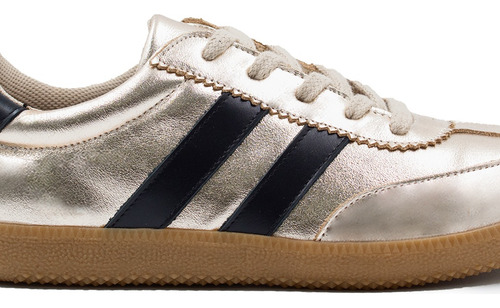 Zapatillas Urbanas De Mujer Cuero Vacuno Gamuzado Fiori Vico