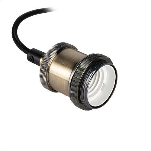 Socket Vintage Bronce 1.5 M Ajustable Color Dorado