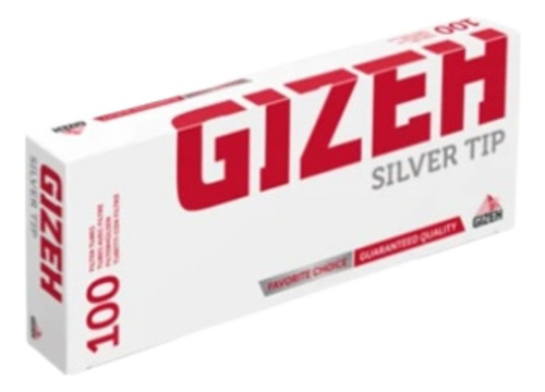 Tubo Gizeh Silver Tip Caja X 100 Unidades