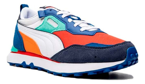 Tenis Puma Rojo/azul/blanco Para Hompre