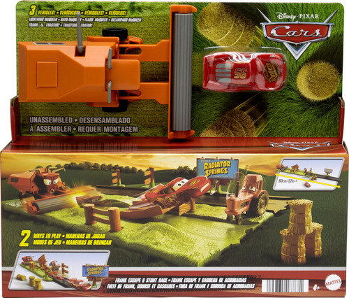Playset Mattel Disney Pixar Cars Con 3 Vehículos De Juguete