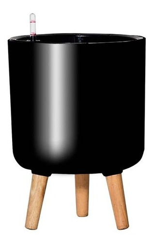 Macetero Autorregante Tomomi Nórdico Negro 36cm