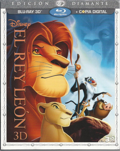 El Rey León Edición Diamante Blu-ray 3d Nacional