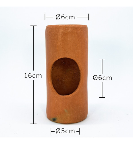 Tubo De Conexion De Arcilla Chico Para Hamster, Jerbo Jg