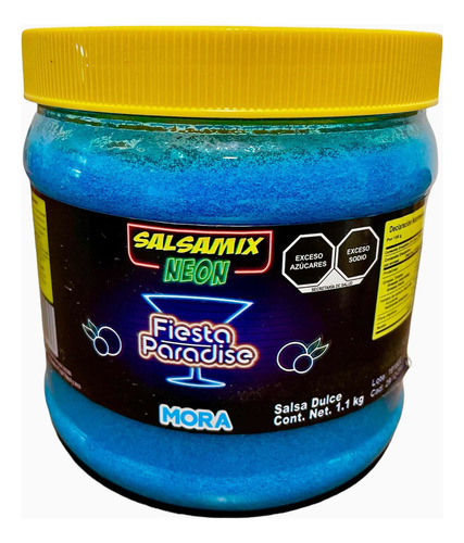 Pulpa Para Escarchar Azulitos Mora Azul Neón Frutimich 1kg