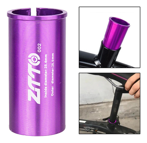 2 Adaptador De Conversión Para Tija De Bicicleta, 2 Piezas
