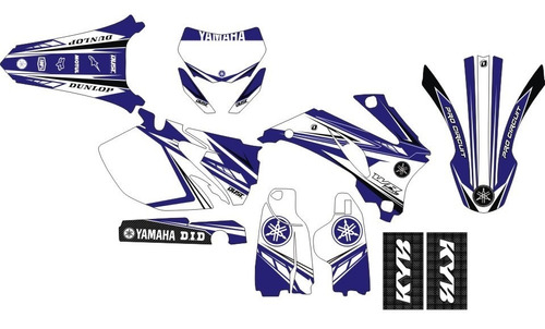 Adesivo Grafico Yamaha Wr 250/450 3m Original Grosso 0.50mm