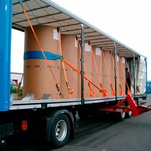 Imagem 4 de 5 de Kit Com 2 Catraca + 2 Cinta Amarração 1,5 T 9 Metros Rabicho