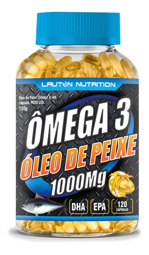 Omega 3, Óleo De Peixe 120/1000 + Maca Peruana 60cps 1000mg