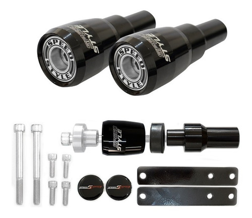 Kit Slider Dianteiro E Traseiro Dafra Apache Rtr 200 Preto B