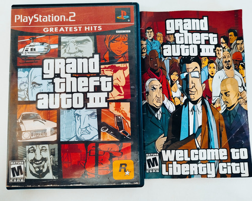 Jogo Grand Theft Auto Iii Ps2 (original) (Usado)