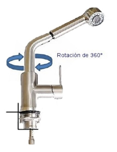 Griferia De Lujo Agua Fria Y Caliente P/lavaplato Monomando