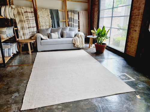 Alfombra Tejida Telar 190x300 Lisa Camel #177 Bosco 3.06 M 1.92 Cm