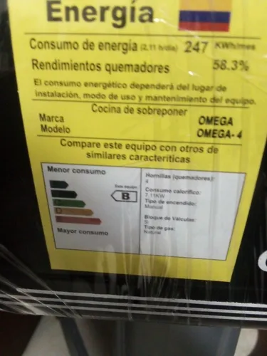 Estufa Marca Omega 4 Puestos A Gas Nueva A Estrenar