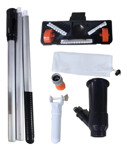 Aspirador Para Piscina Portátil De 1,2 M, Adaptador