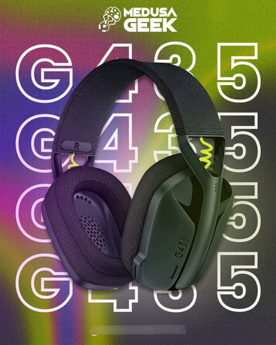 Audífono Inalámbrico Gamer Logitech G435 Móvil, Ps4, Ps5, Pc