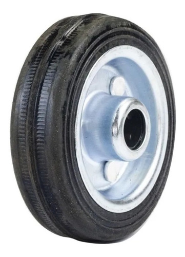 Imagem 2 de 10 de Roda Borracha C/ Nucleo De Aço Zincado 3 75mm Beltools