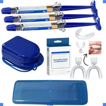 Comprar Kit Três Seringas Whiteness Clareador Dental Com Moldeira