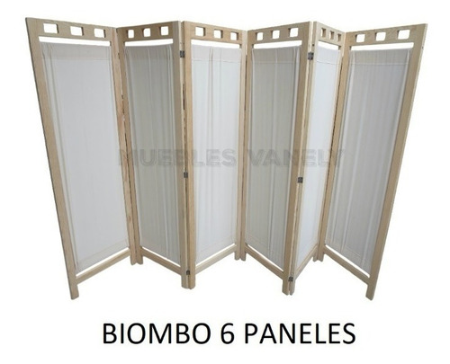 Biombo De Madera Elegante Y Practico 8 Paneles-envio Gratis